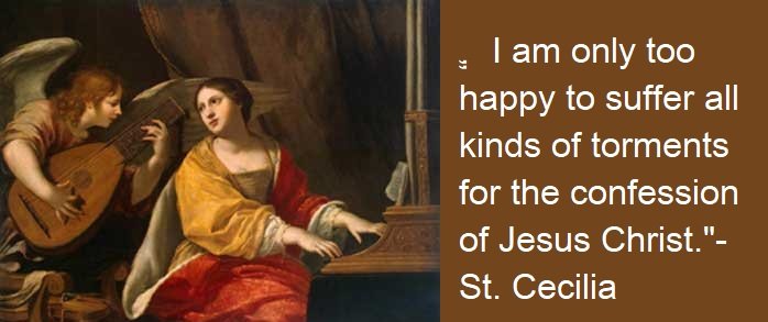 St. Cecilia Quotes