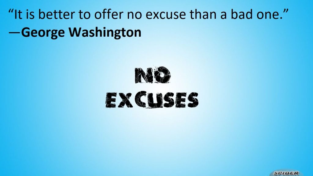 Quotations on Excuses