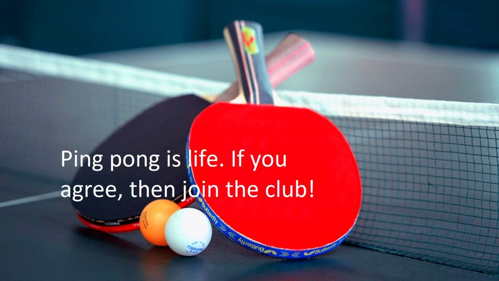 Table Tennis Quotes