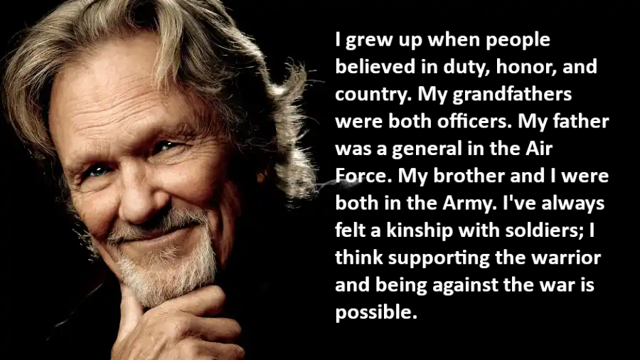 Kris Kristofferson Quotes