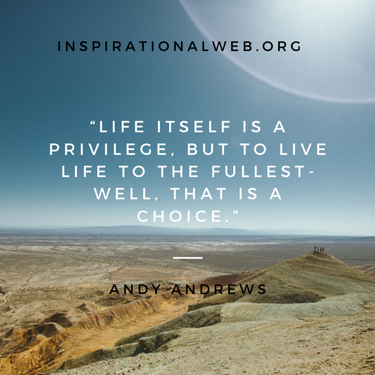 40 Inspirational Andy Andrews Quotes - Inspirationalweb.org