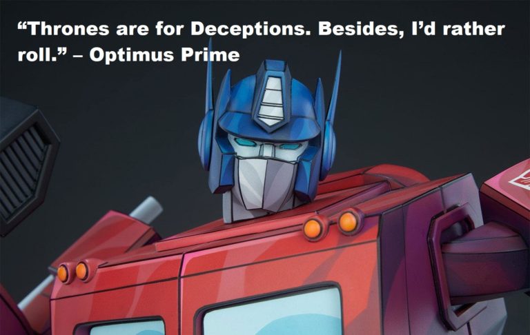 optimus prime sayings