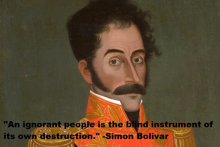 51 Simon Bolivar Quotes That Will Motivate You - Inspirationalweb.org