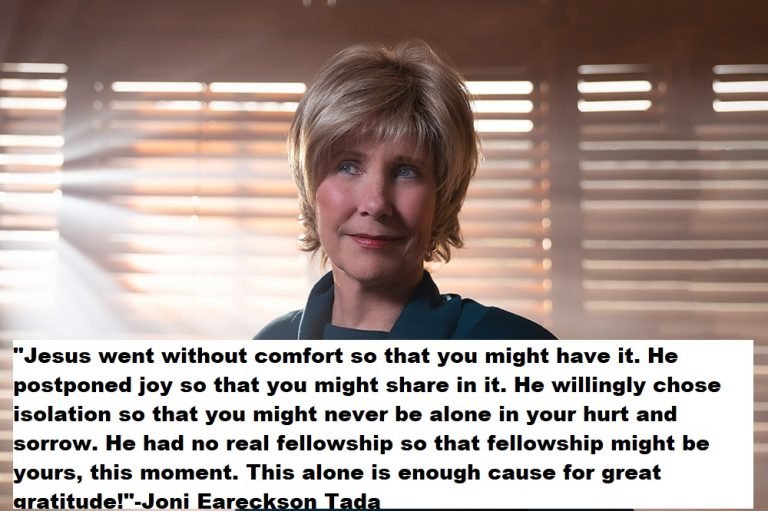 Motivational Joni Eareckson Tada Quotes For Everyone Inspirationalweb Org