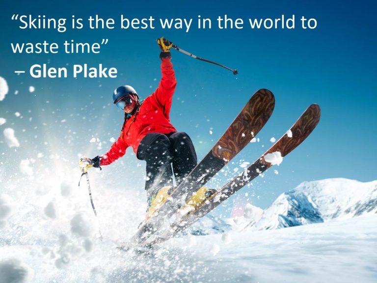 43 Inspirational and Stunning Skiing Quotes